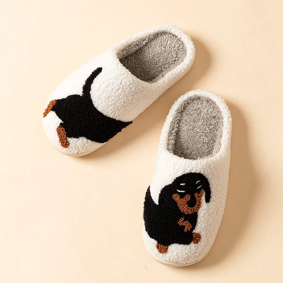 Cute Dachshund Puppy Slippers