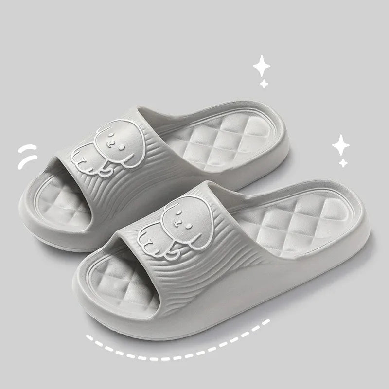Cute Puppy Cartoon Slides Cloud Cushion