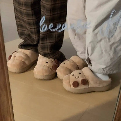 Croissant Bread Slippers