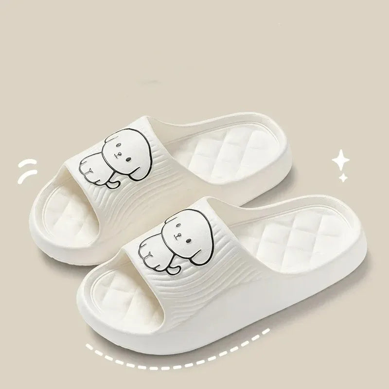 Cute Puppy Cartoon Slides Cloud Cushion