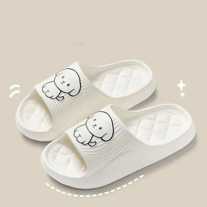 Cute Puppy Cartoon Slides Cloud Cushion