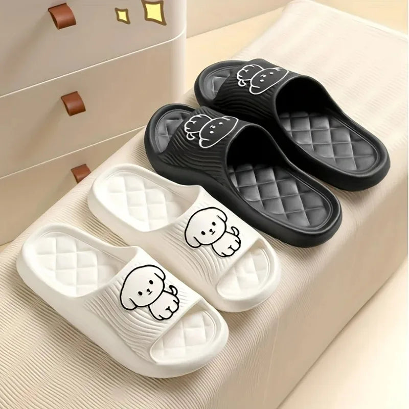 Cute Puppy Cartoon Slides Cloud Cushion