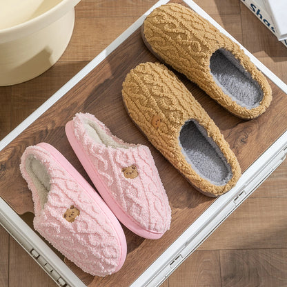 Winter Warm Cotton Slippers