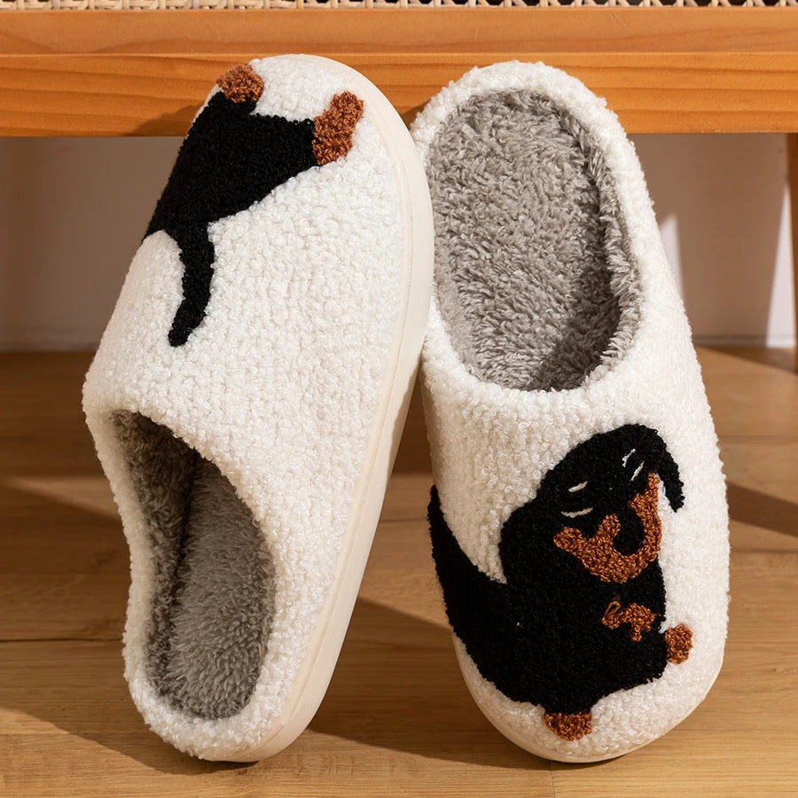 Cute Dachshund Puppy Slippers