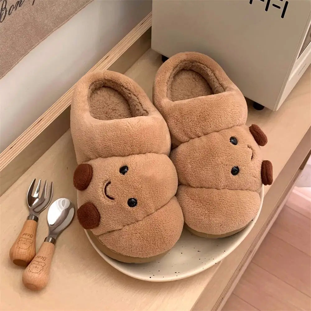 Croissant Bread Slippers