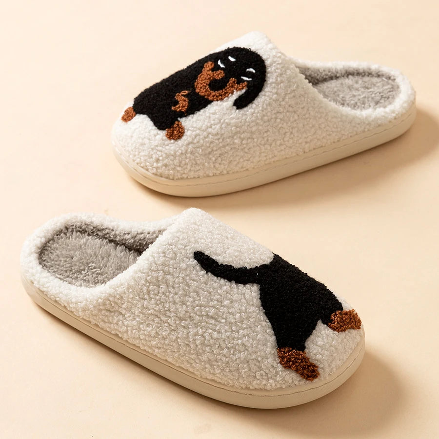 Cute Dachshund Puppy Slippers