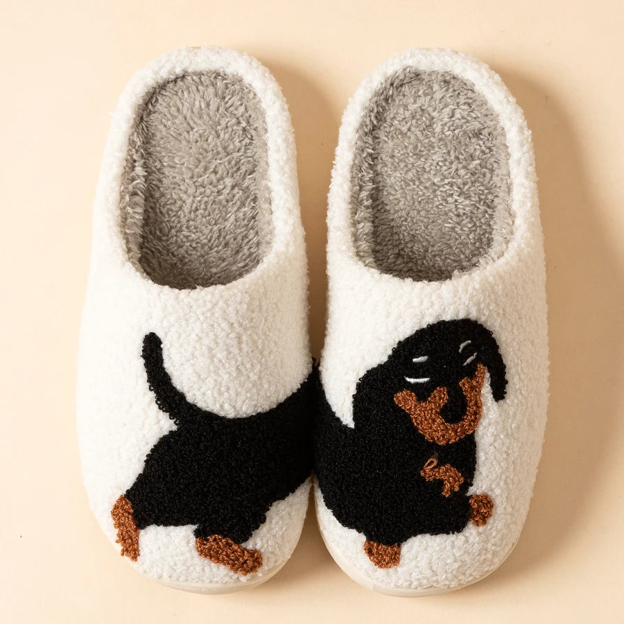 Cute Dachshund Puppy Slippers