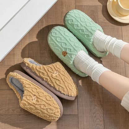 Winter Warm Cotton Slippers