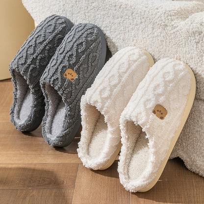 Winter Warm Cotton Slippers