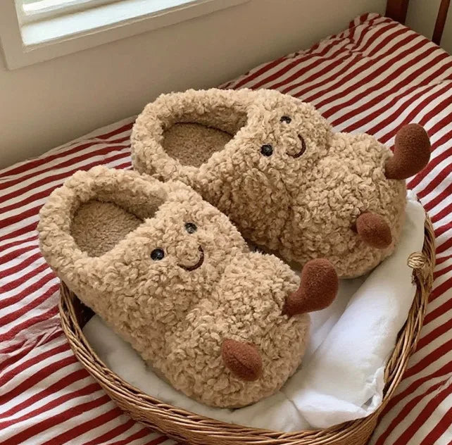 Croissant Bread Slippers