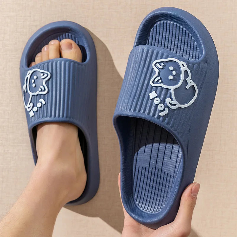 Slides Non-Slip Home Bear Cartoon
