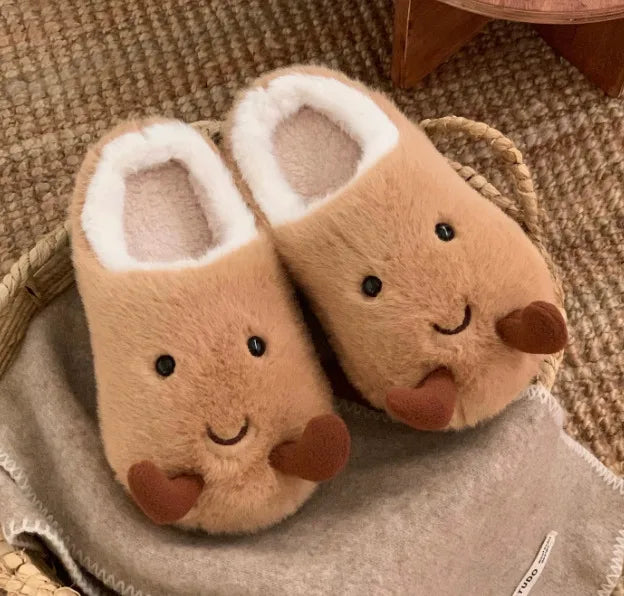 Croissant Bread Slippers
