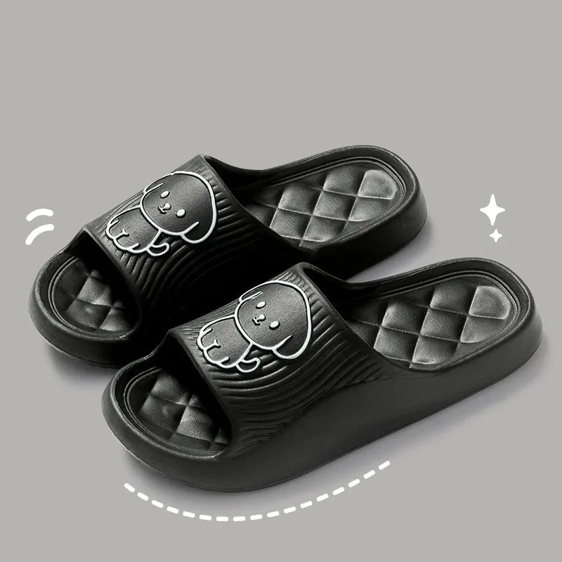 Cute Puppy Cartoon Slides Cloud Cushion
