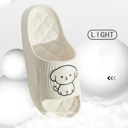 Cute Puppy Cartoon Slides Cloud Cushion