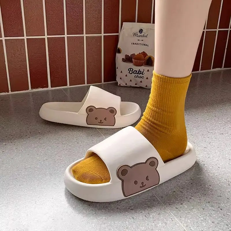 Slides Cute Bear Cartoon
