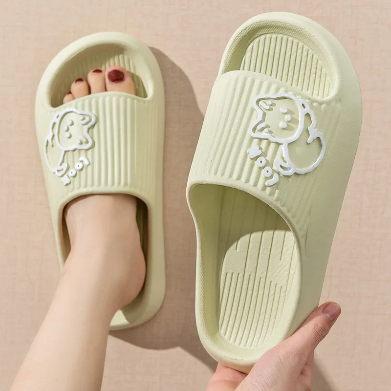 Slides Non-Slip Home Bear Cartoon