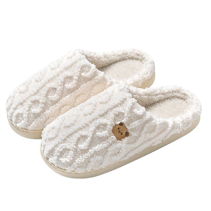 Winter Warm Cotton Slippers