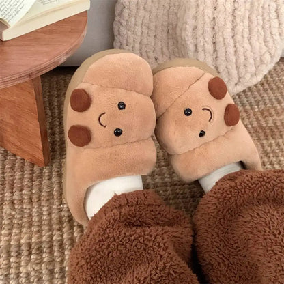 Croissant Bread Slippers