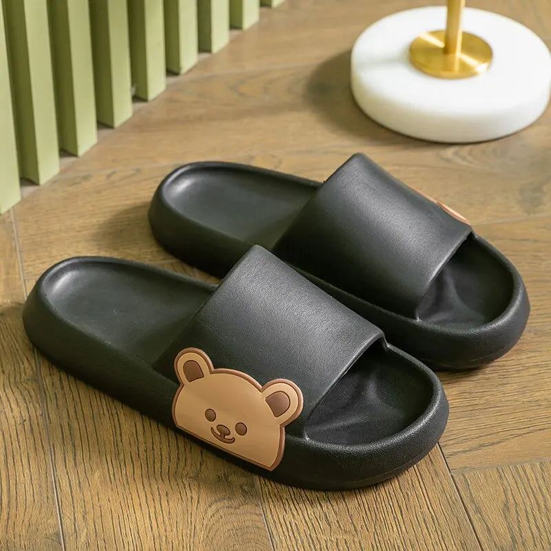 Slides Cute Bear Cartoon