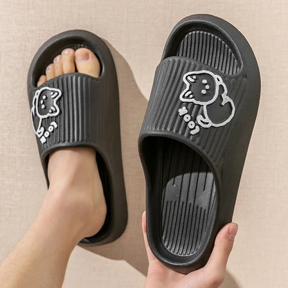 Slides Non-Slip Home Bear Cartoon