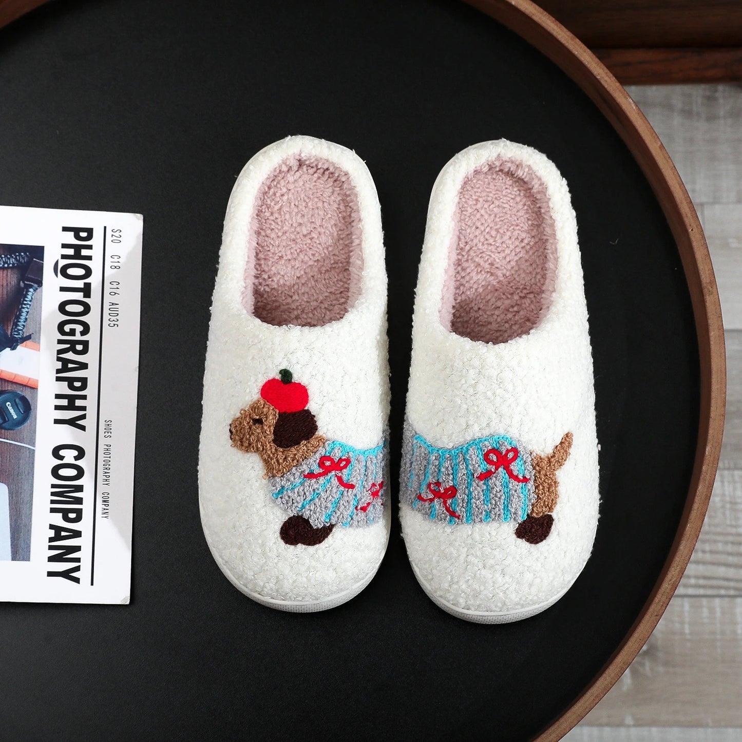 Cute Dachshund Puppy Slippers