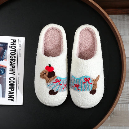Cute Dachshund Puppy Slippers